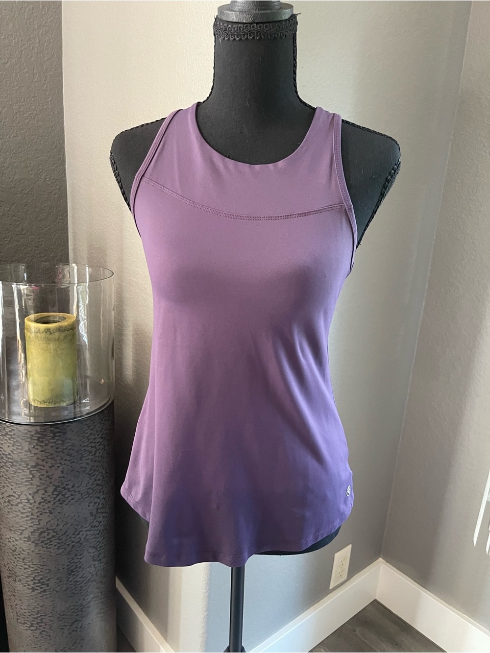 LIJA - Women’s Purple Tank Top Sleeveless Active Top